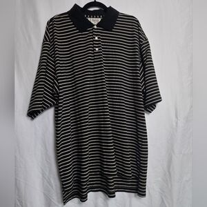 E. Magrath C Zone Short Sleeve Striped Polo Shirt Mens Size XXL
